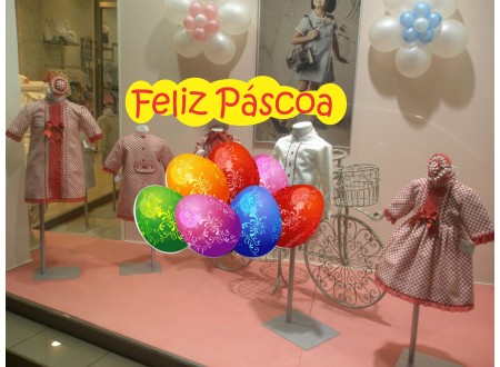 ADESIVO PARA VITRINE PÁSCOA- ADESIVO FELIZ PÁSCOA 1
